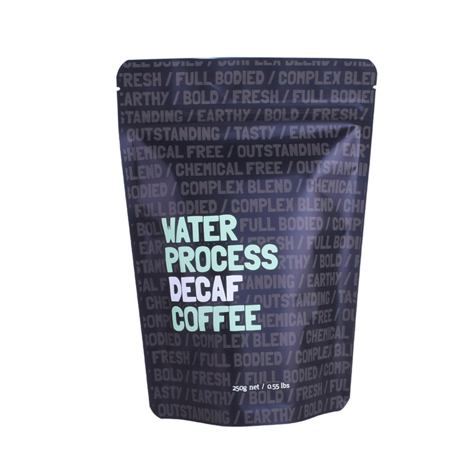 Matte Opp Finished Custom Metallic Hot Seals Valve Plastic Bag Coffee