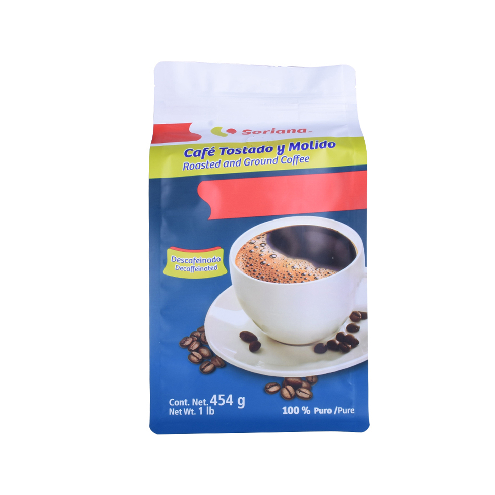 Bio Custom Printed 1lb Ground Coffee Pouch Arabica Coffee