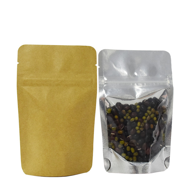Exquisite Tear Notch Wholesale Kraft Stand Up Pouches