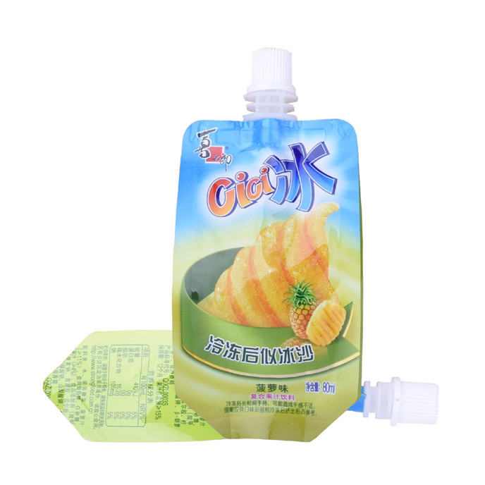 Compostable Biodegradable Ziplock Top Baby Food Packaging Pouch