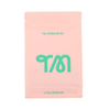 Customized Logo Flat Bottom Transparent Zip Lock Bag with Tear Notch Manufacturers