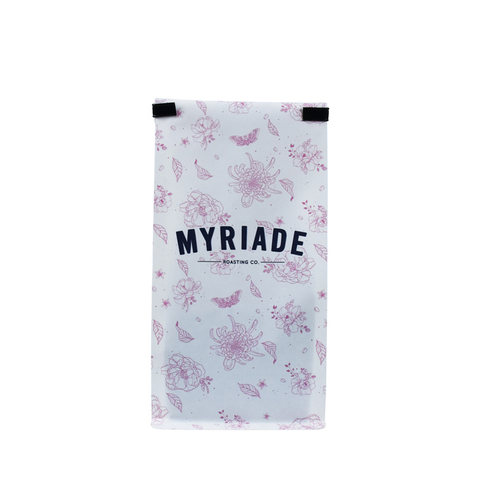 Biodegradable Snacks Kraft Paper Bag Sealing