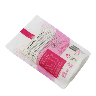 Glossy Effect Renewable Designed Custom Printed Ok&nbsp;Compost Zip Lock Bag Food