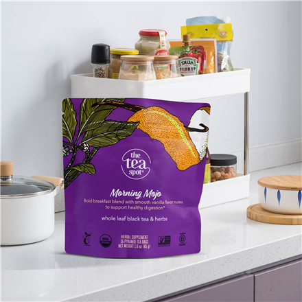 Sacs à thé de gingembre au curcuma à compost biologique