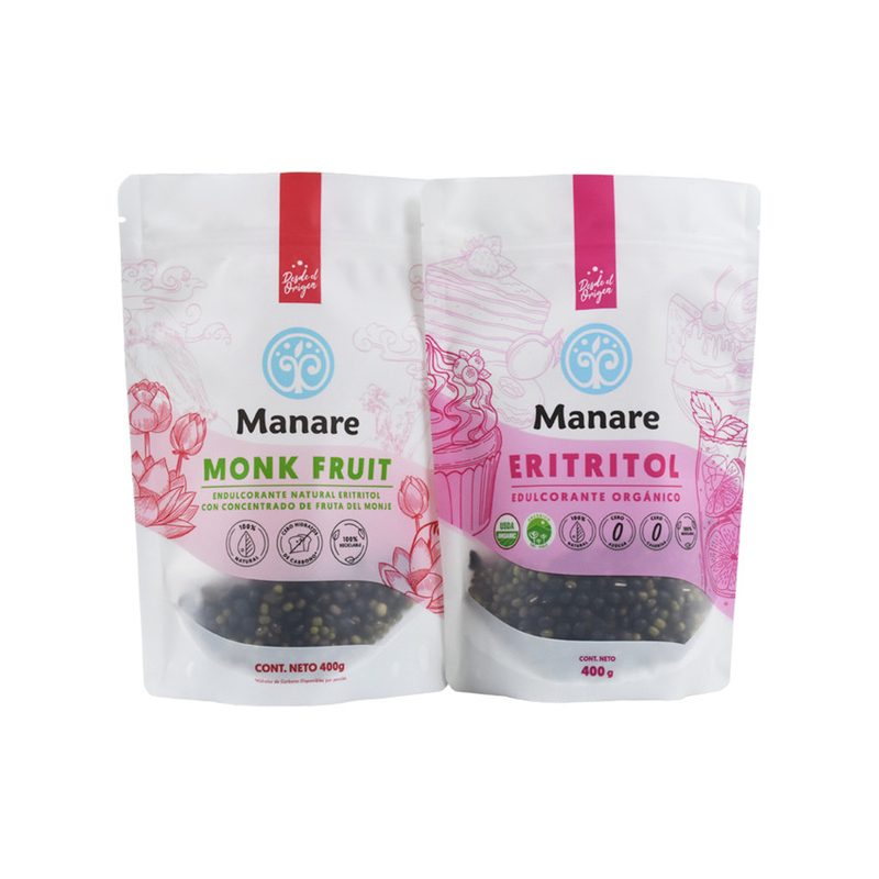 Custom Eco Friendly Compostable Healthy Protein Powder Smoothie Pouches Packaging