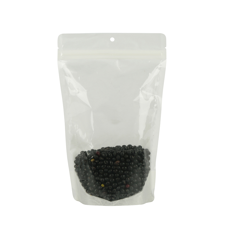 Customized Logo Square Bottom Packaging Erdnüsse Stutz Packing Company
