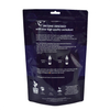 Recyclable Matte Black Perforated Plastic Barrier Bags with Printed Logo for Clothing