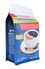China Supplier Resealable Box Bottom Custom Coffee Zipper Bag with One-way Gassing Valve
