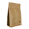 Compostable Resealable Kraft Paper Empty Coffee Tea Bags