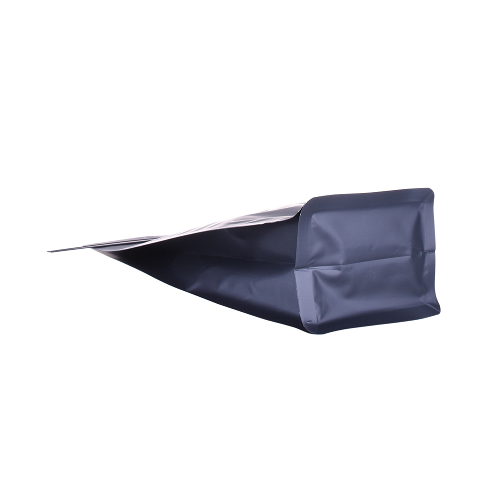 Eco-friendly Tin Tie Packaging 100% Biodegradable Flat Bottom Coffee Bag with Valve