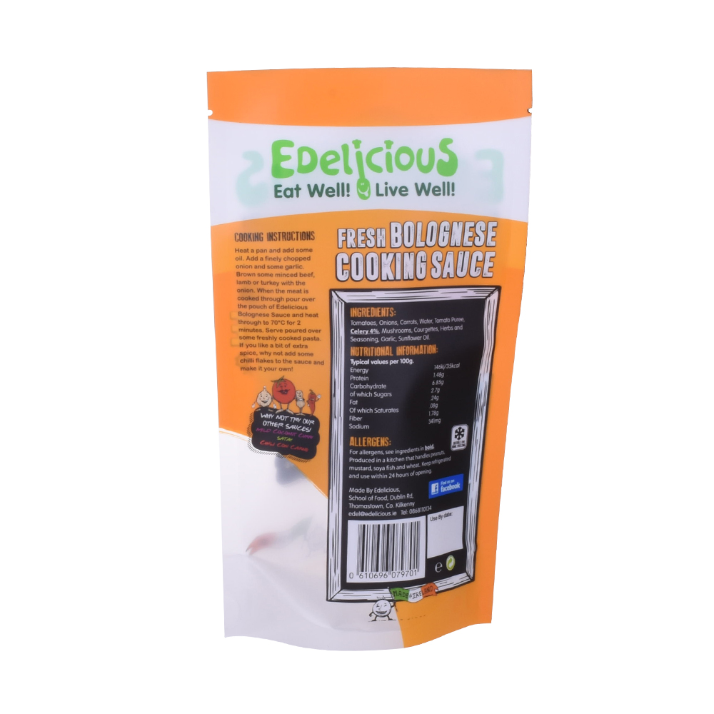 Ziplock Spot Gloss với túi nhựa Matte Pet Food