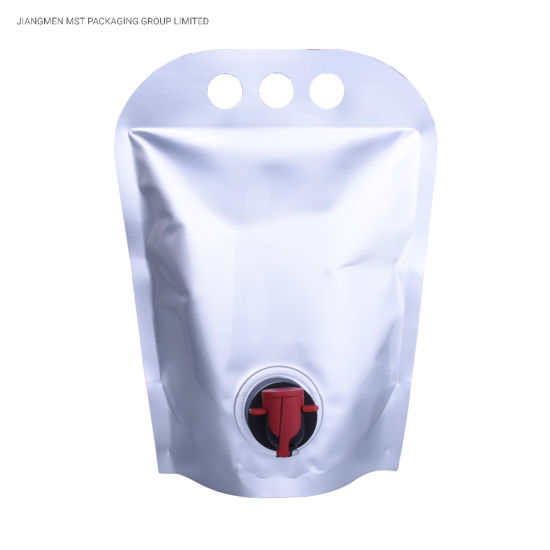 Ziplock Laminated Plastic Beverage Pouch