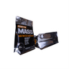 Resealable Ziplock Barrier Shiny Processing Work Out Whey Powder Flat Bottom Packaging Bags