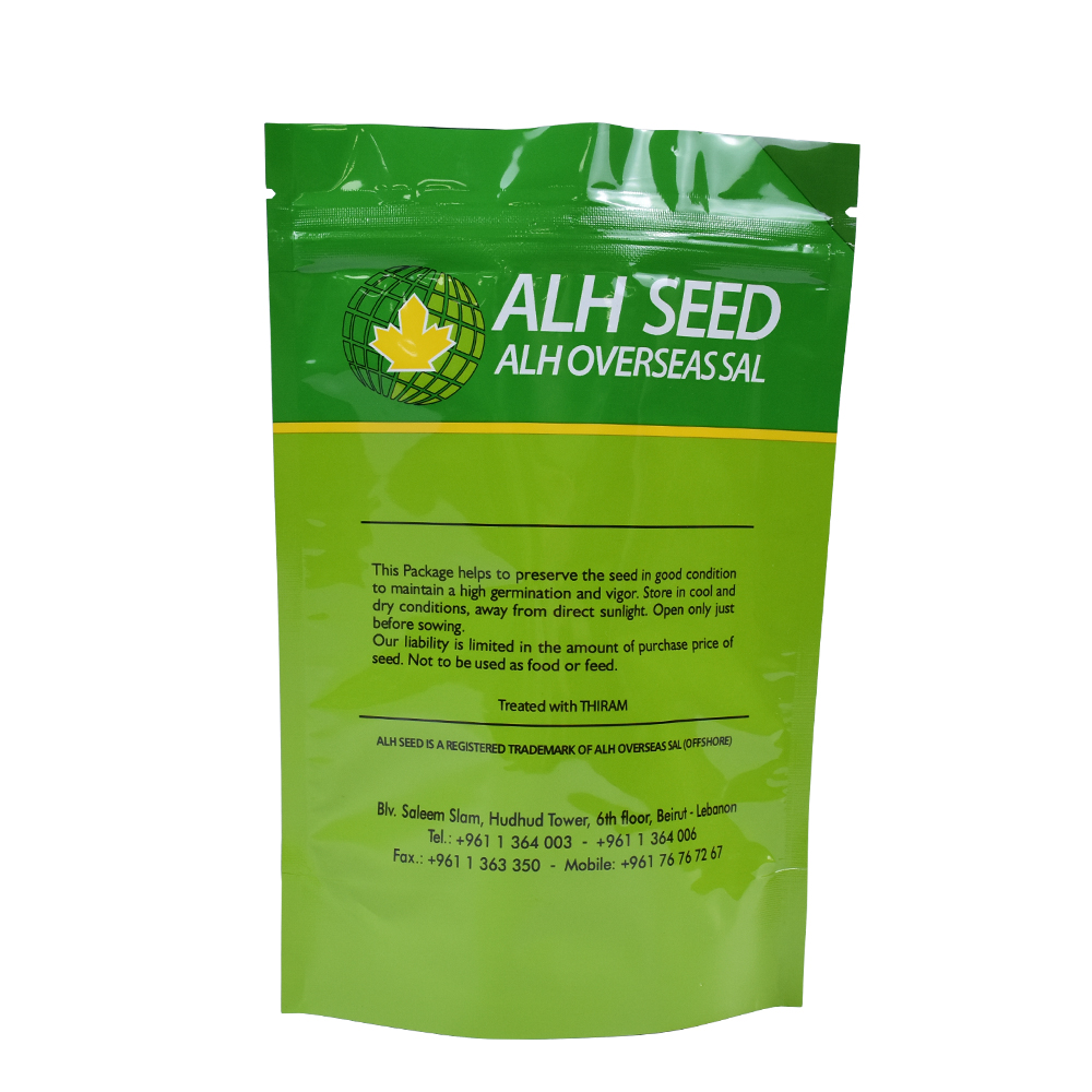 High Barrier Proof of Biodegradable Flat Bag with Resealable Zipper for Seeds 