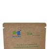 100% Home Compostable High Barrier Packaging Digital Printing Kraft Paper Bag Sachets