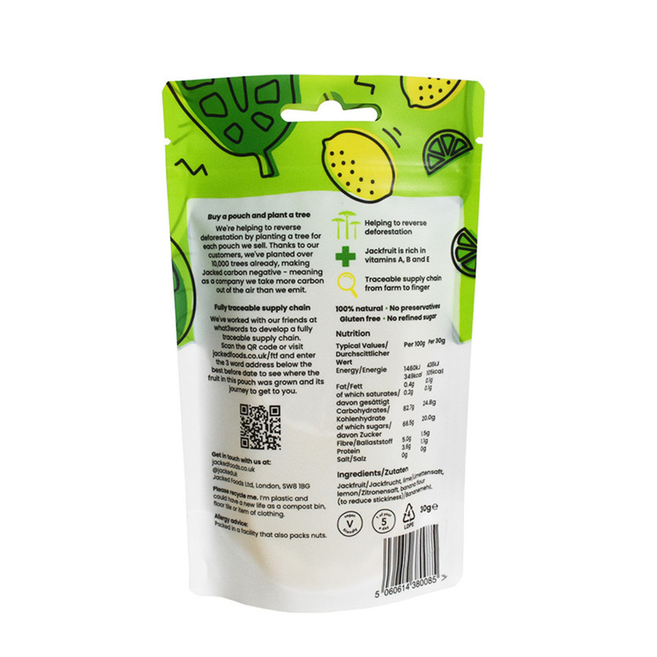 Recycle Reclosable Packaging For Nuts
