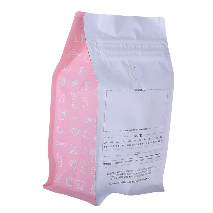 Matte Printing Bottom Seal Tea Paper Bag