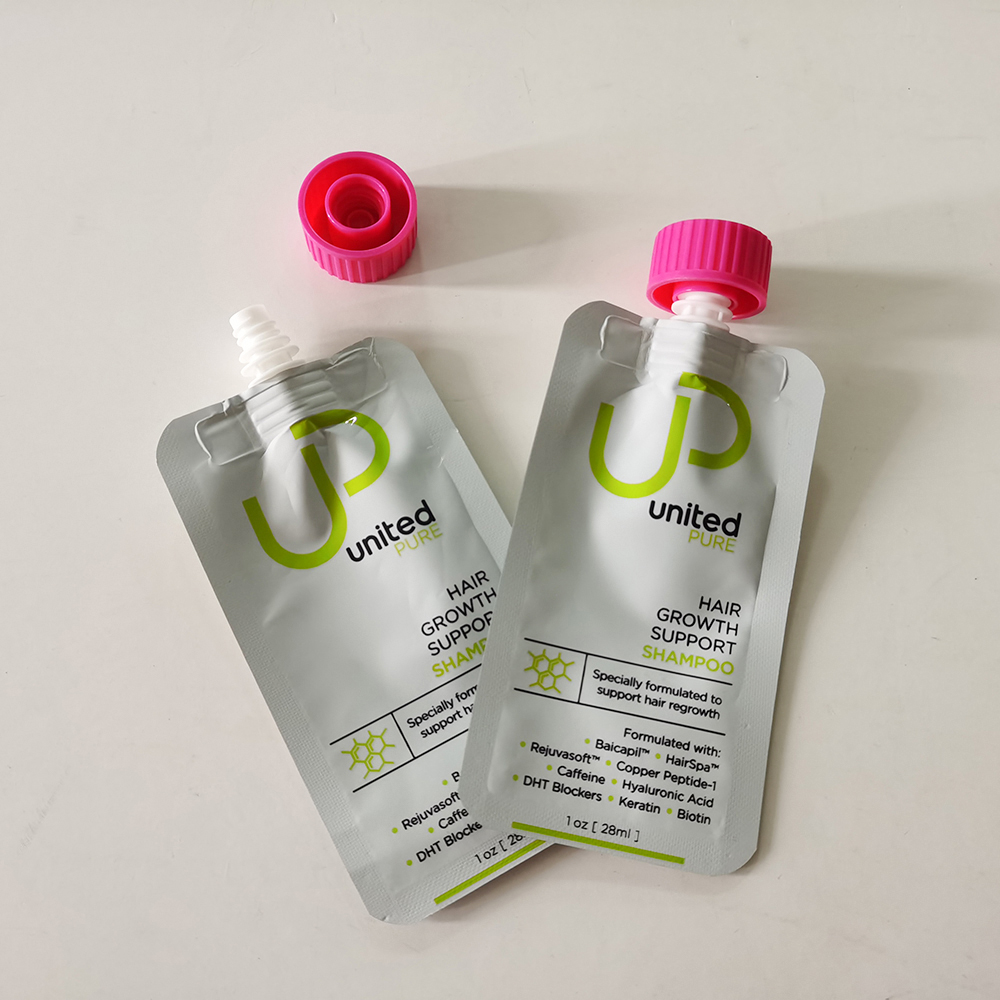 Custom Printed Shampoo & Conditioner Spout Pouch Packaging for Beauty & Personal Care