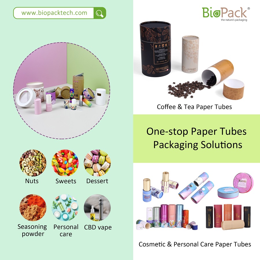 paperboard tube packaging