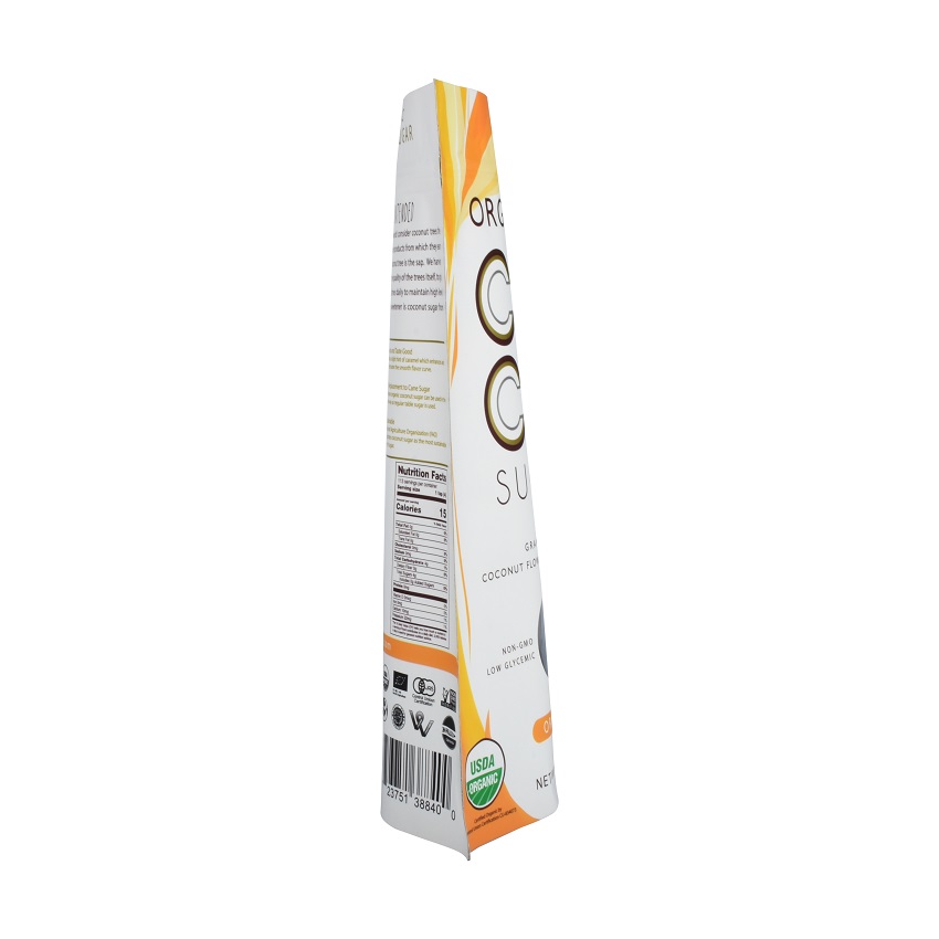 Food Grade Airtight Standing Up 16oz Bio Compostable Bags for Organic Superfoods