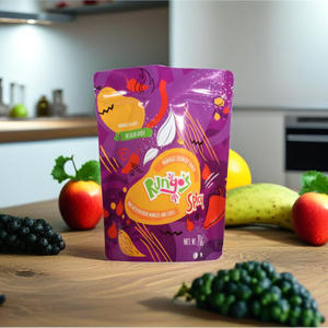 Custom Printed Stand Up Biodegradable Snack Packaging Bags