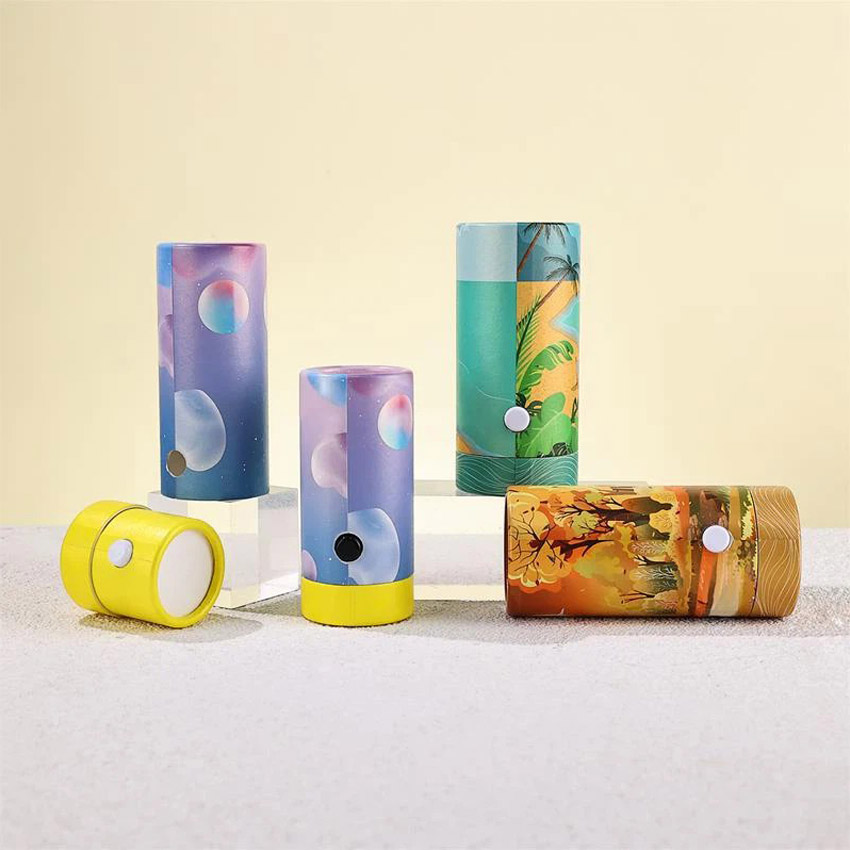 Eco Friendly Small Custom Colored Cardboard Paper Tube for Vape Cartridge