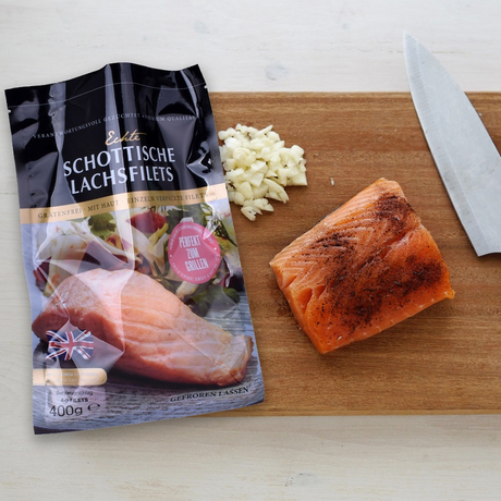 Recycelbarer Vakuumschrumpf versiegelte Verpackung gefrorener Meeresfrüchte -Beutel für Lachs