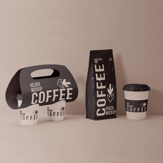 Custom Low Carbon Footprint Coffee Packaging