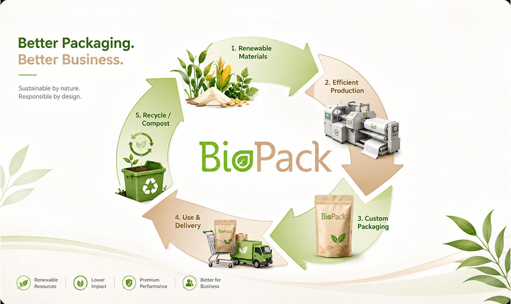 eco-friendly packaging from BioPack