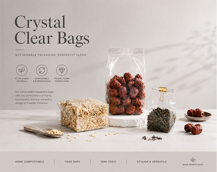 Crystal clear bags