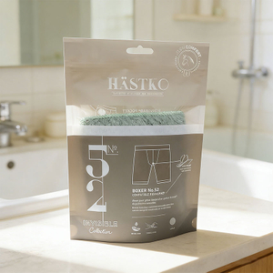 Biodegradable Plastic Empty Underwear Bag