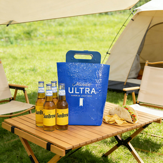 Insulated Cooler Tote Bag for Beer Bottle Packing