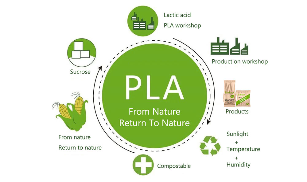 PLA compostable bags
