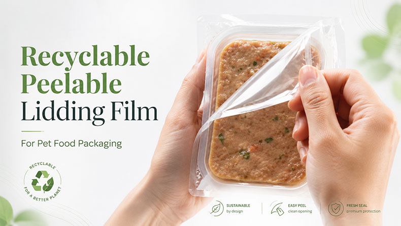 peelable lidding film food packaging