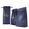 Wholesale High Quality Standing Biodegradable Customized Printed 250g 500g 1kg Flat Bottom Coffee Zipper Bag with Valve