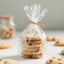 Eco Friendly Custom Clear Cello Bags Wholesale for Cookies