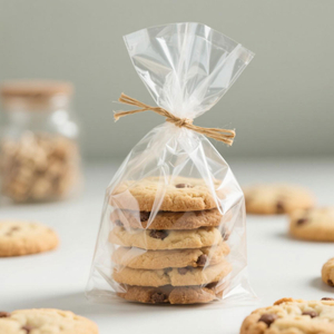 Eco Friendly Custom Clear Cello Bags Wholesale for Cookies