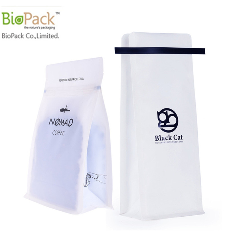 WHITE PLA COFFEE BAG