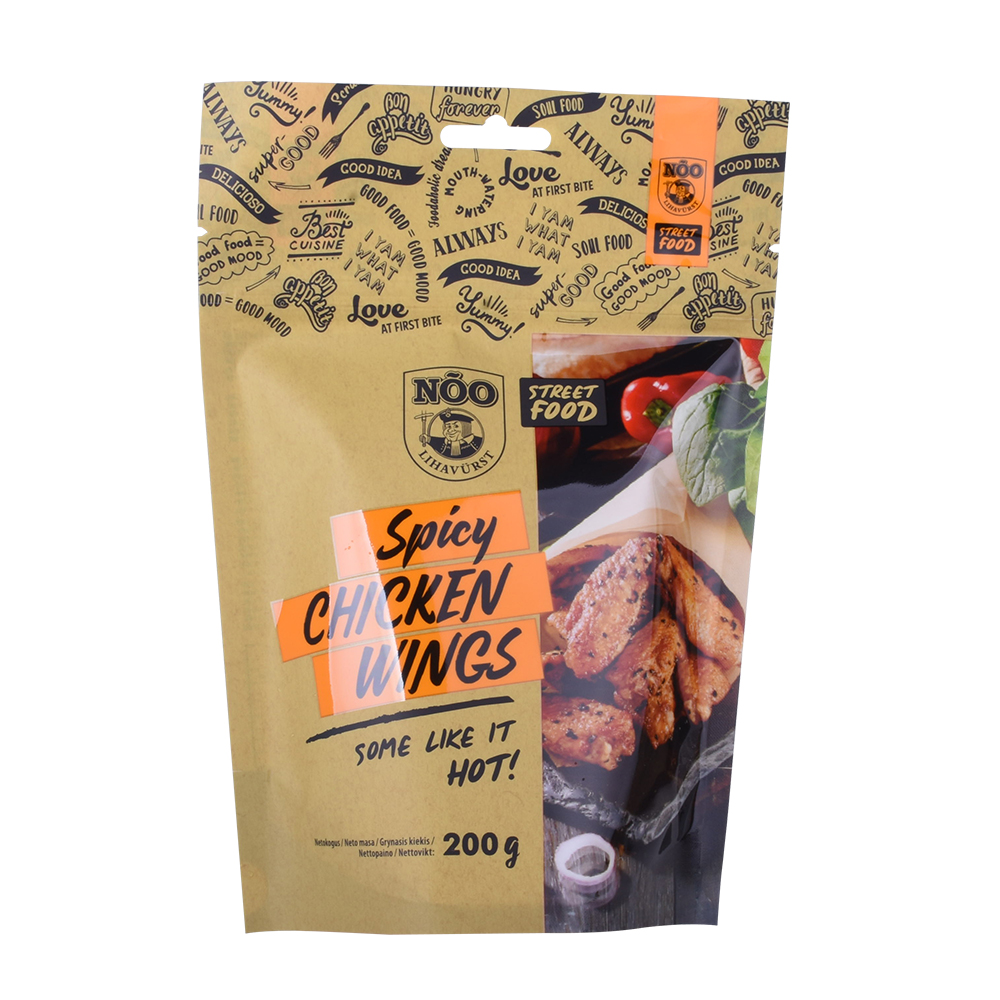 Food Grade Retort Pouch Barrier Protective Laminated Custom Design Doypack Flexible Bag Zipper Stand up Pouch