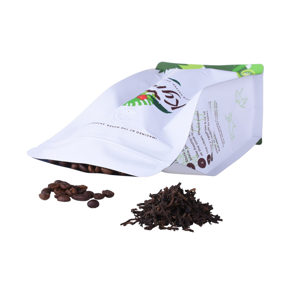 Personalized Matte Zipper Coffee Tea Bag with Valve