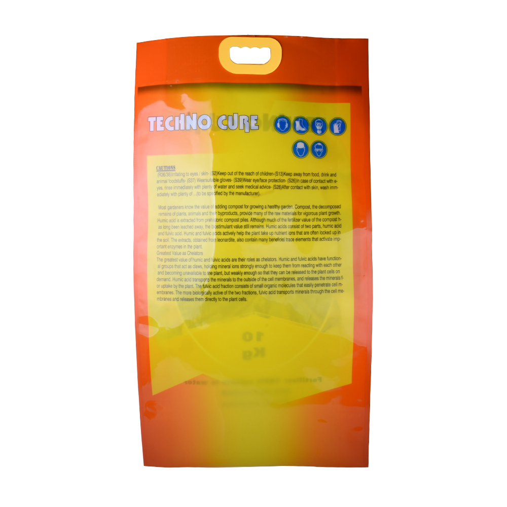 Nylon Laminated Side Gusset Pouch Rice Flour Packaging Printed Food Grade Printed Flexible Bag With Handle