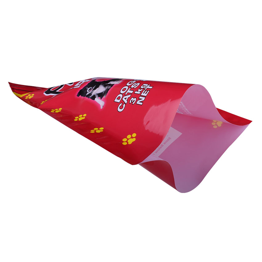 OEM Aluminum Free Recyclable Paws Pet Treats Food Side Seal Flexible Custom Printed Eco Friendly Flat Bag Pouch