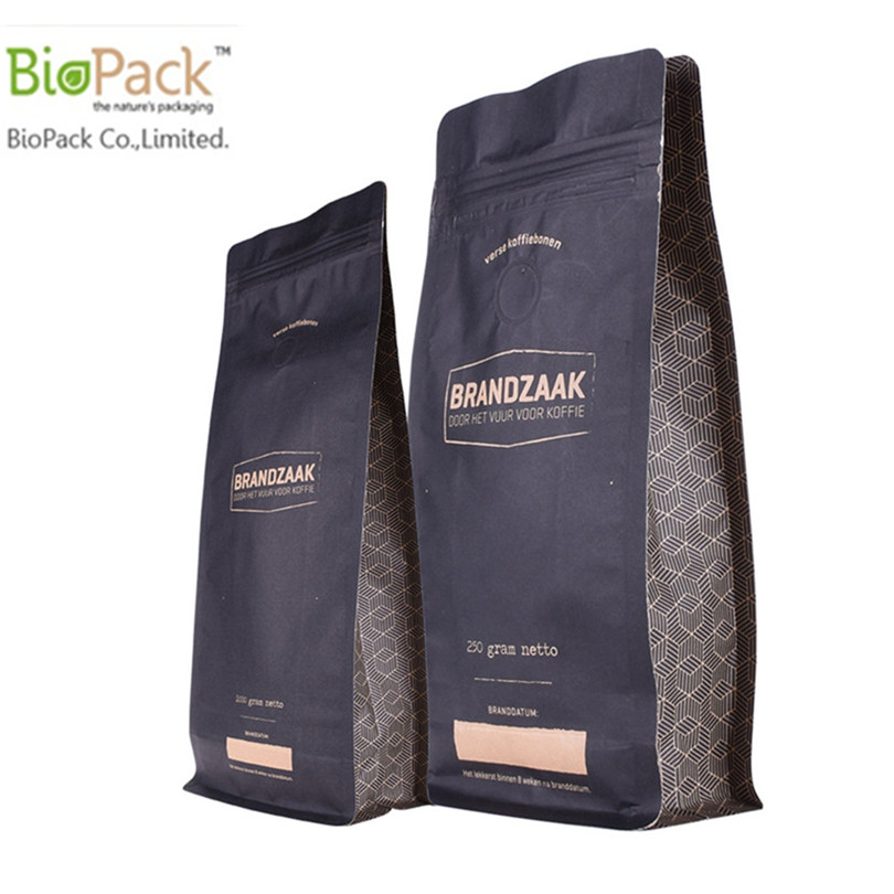 Ziplock biologisch abbaubare Maisstärke -Kaffeetasche Verpackung Großhandel aus China