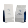 Custom OEM Branded Compostable Coffee Bean Pouch Box Bottom Bags