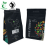 Custom matt printing wholesale decompose cornstarch bag for coffee packing with zipper and valve from China