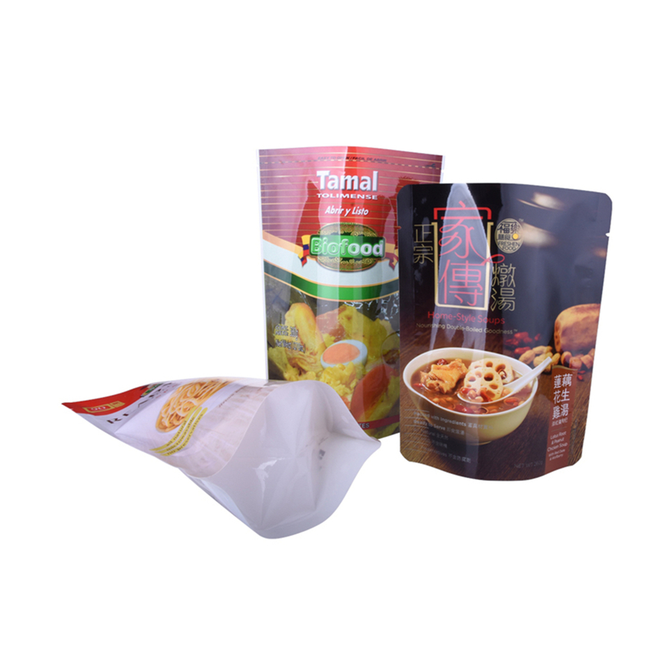 Stand Up Food Zipper Pouch Custom Printed Digital Printing Manufacturers