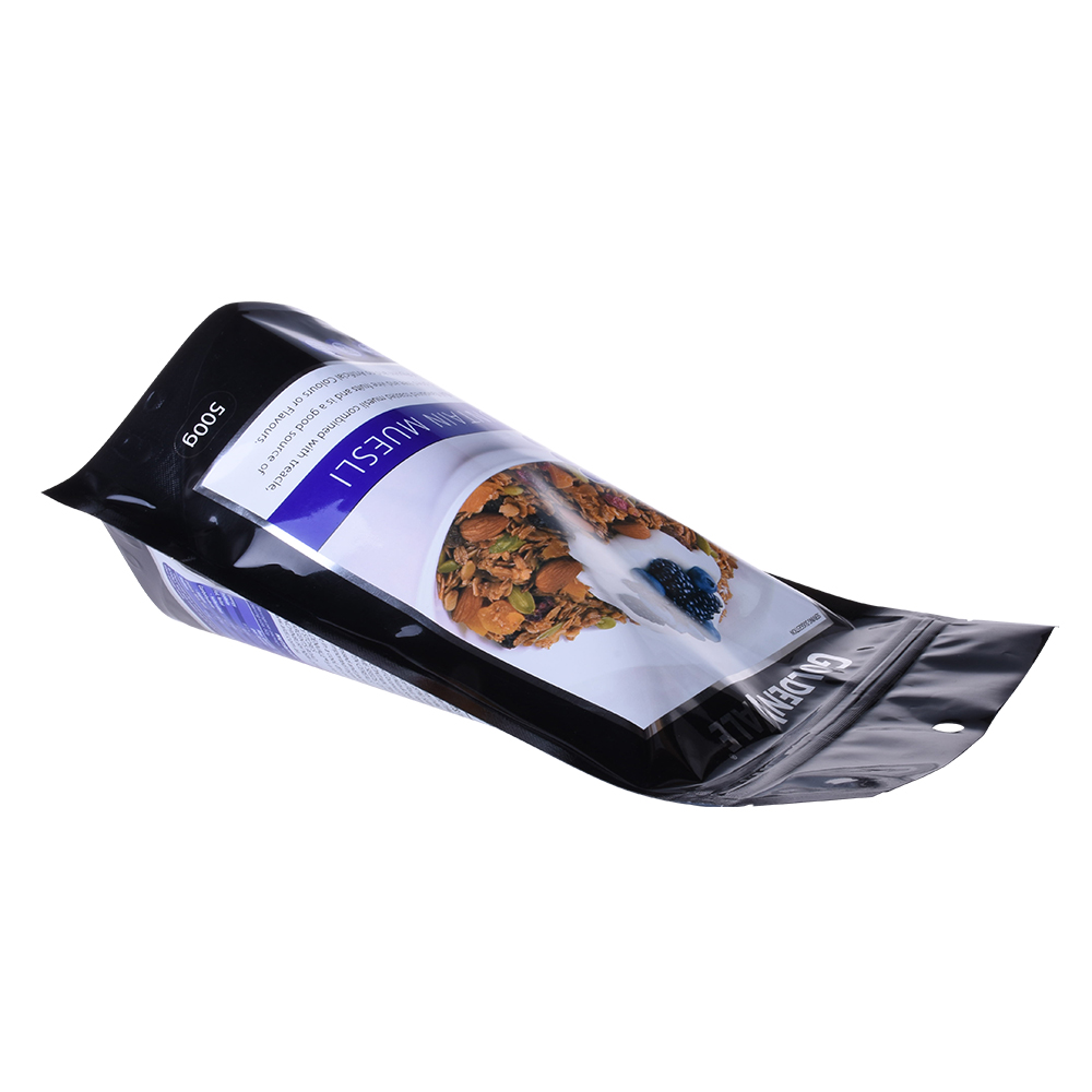 Aluminum Foil Muesli Granola Food Packaging Moistureproof Metalized Digital Printing Mylar Packaging Bag With Zipper