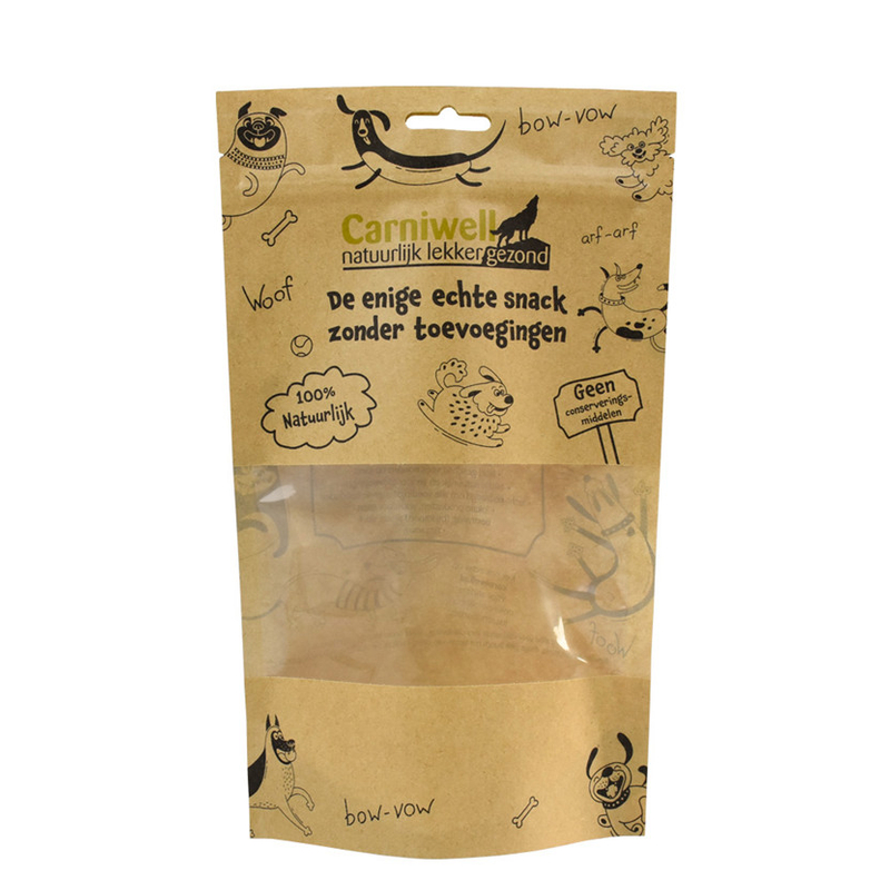 Wholesale Window Compostable Zip Bags