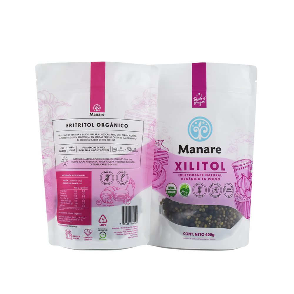 New Style Aluminium Foil Dry Spices Packaging Bags Moringa