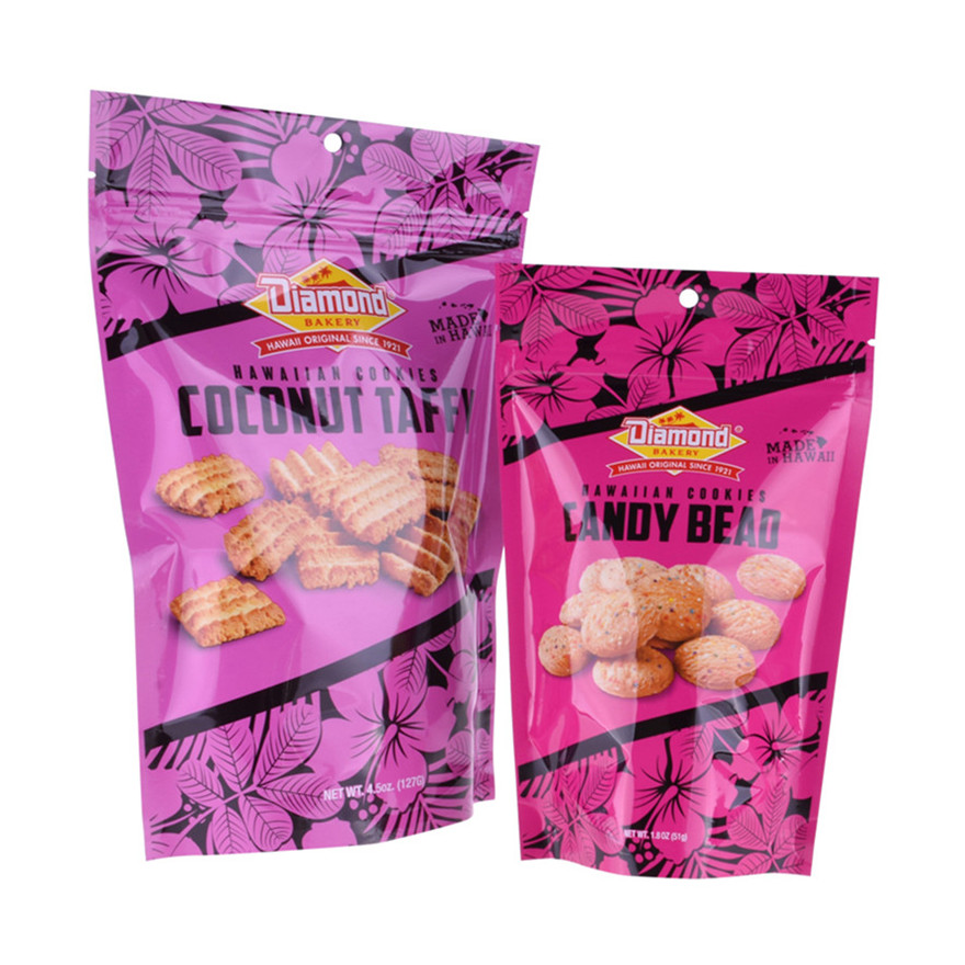 Resealable Ziplock K-Seal Biscuit Packaging Bag